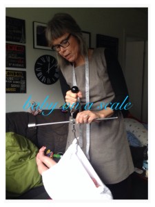 My old fashioned baby scale 