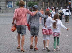 Four of the Blad children