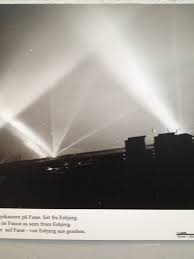 Flashlights and flak over Esbjerg during the war