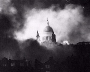 The iconic photo from the Blitz in December 1940