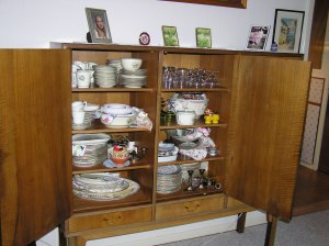 The cupboard I am writing about. My parents bought new furniture when they married in 1948