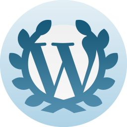 Word Press anniversary badge