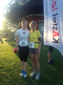 My daughter and I after the race 