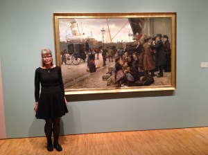 Danish Painting on emigrating /Aros museum