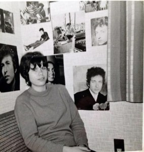 At my room in 1966 surrounded by Donovan and Bob Dylan