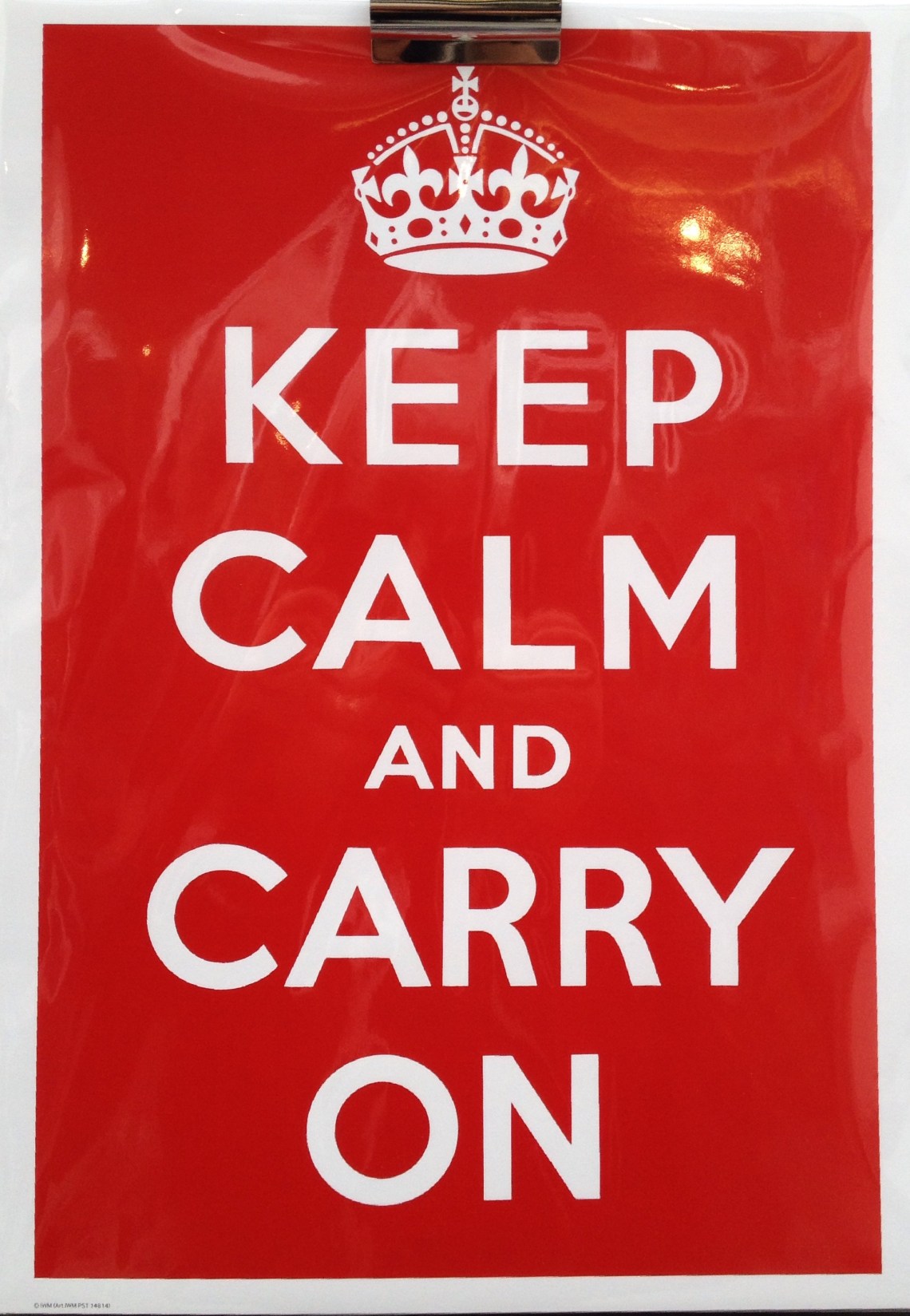 Keep Calm and Carry on