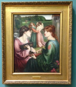 "The Bower Meadow" by Rossetti 1850-72