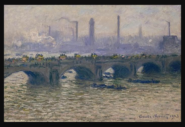Monet's Waterloo Bridge at the Ordrupgaard Museum in Denmark