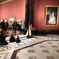National Gallery at night with&nbsp;children