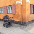 Nyboder og barnevogn