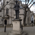 Strand St Clement Danes RAF memorial&nbsp;bust