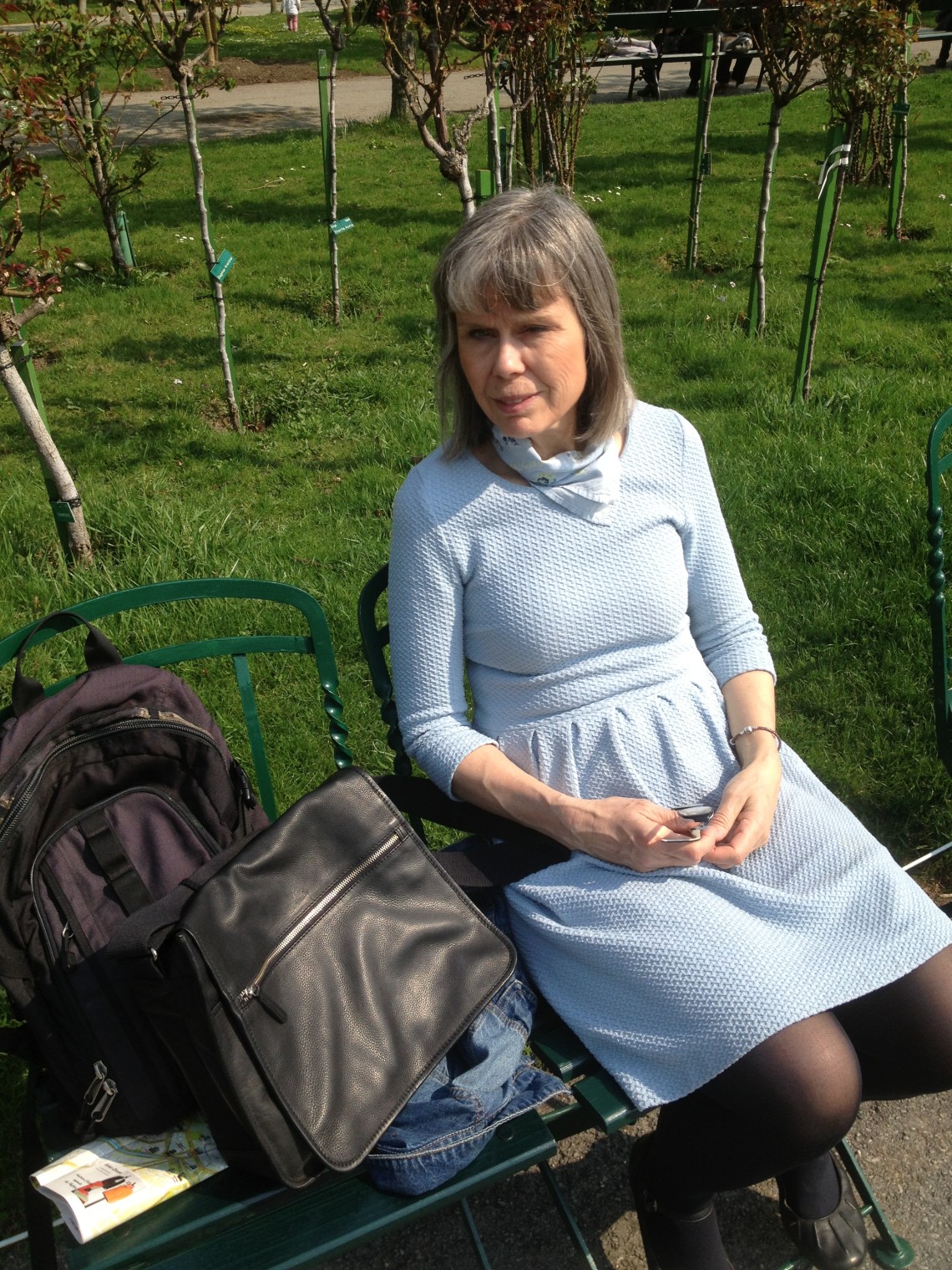 The blue dress. Here form a trip in Vienna