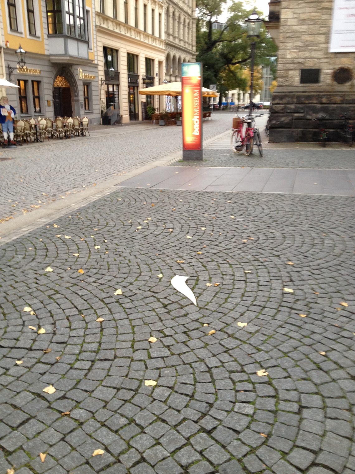 The music trace in the pavement