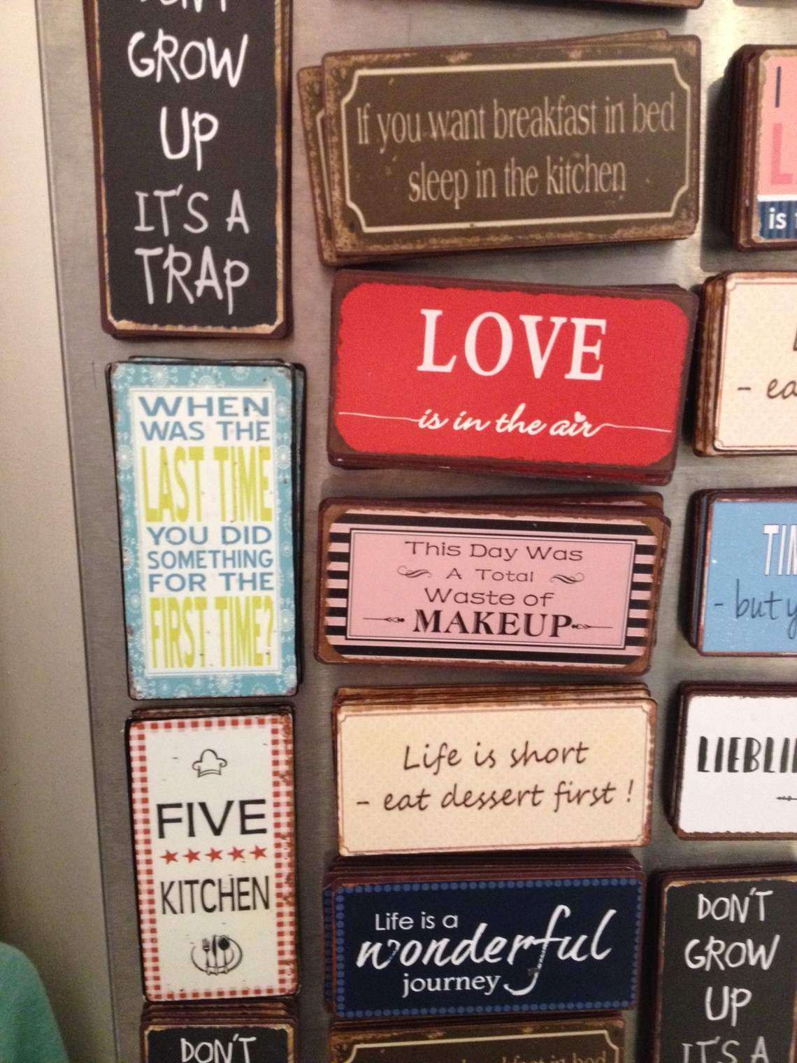 Signs from a shop in Leipzig