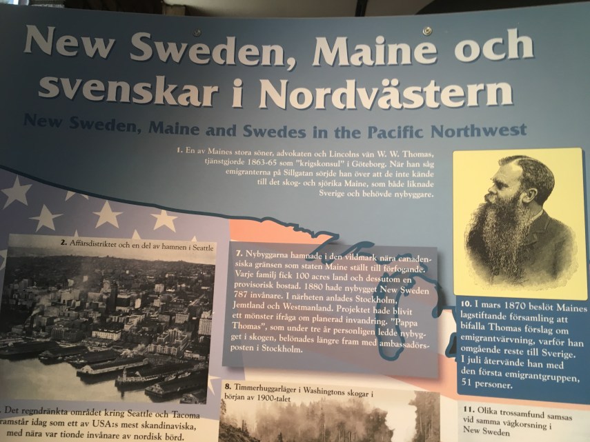 New Sweden, Maine and Swedish in the North West