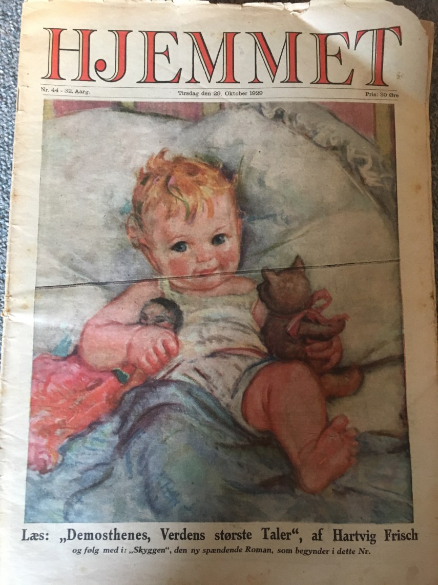 An old weekly journal from 1920s