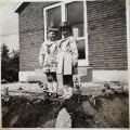 Torben and I at our new home summer&nbsp;1955