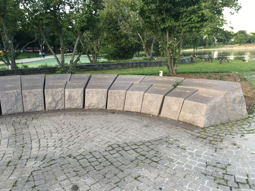 A part of the Memorial of the Signers' of The Declaration of Independence