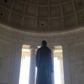 Jefferson Memorial. The bronze statue by Rudulph&nbsp;Evans