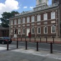 Independence Hall in Philadelphia seen from the Liberty Bell&nbsp;center