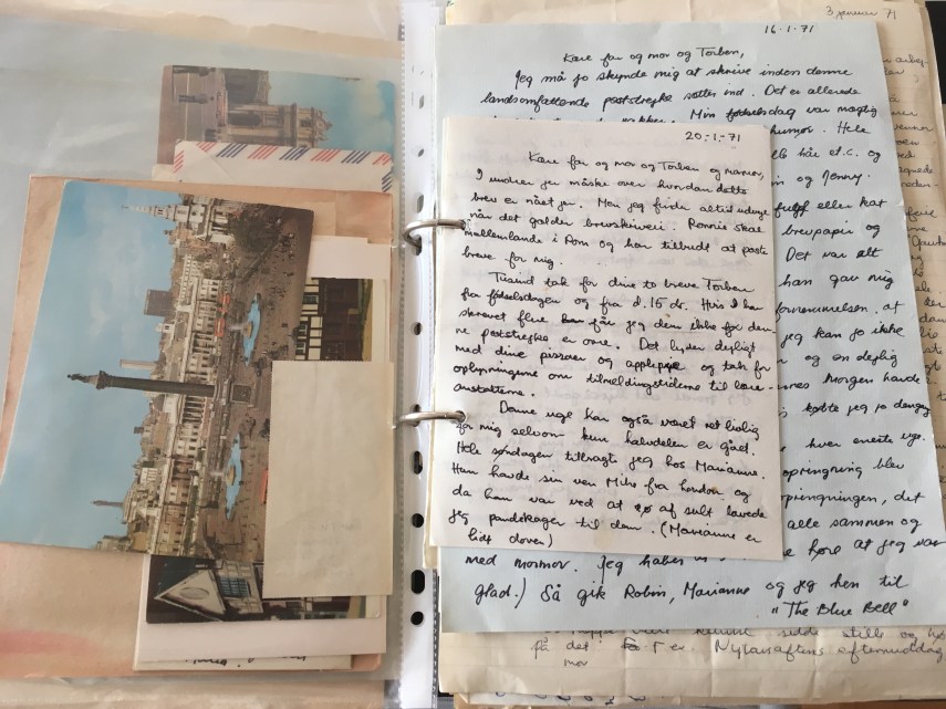 Some of my letters from that time in Manchester