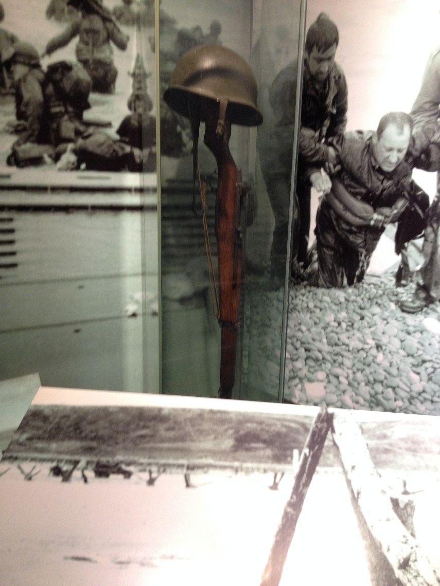 Display from D-Day at The National Museum of American History