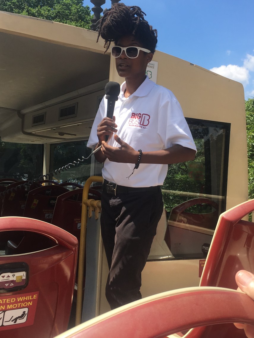 Washington BigBus tour guide