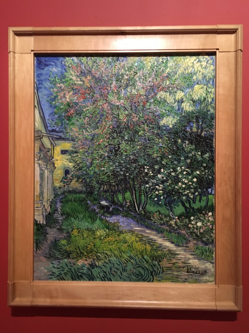 A path at the hospital's garden 1889