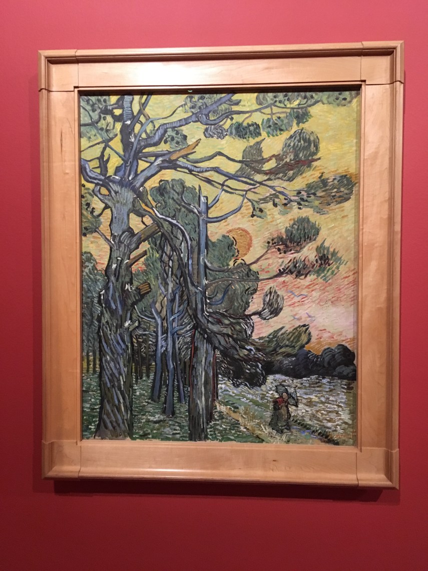 Fir trees by sunset 1889