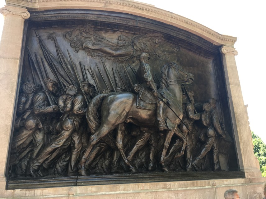 The Robert Gould Shaw/54th Regiment Memorial in Boston