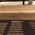 Inscription on the Memorial Seat at Kew&nbsp;Gardens