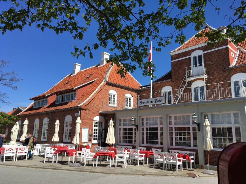 View from the Skagen Museum: Broendom's Hotel