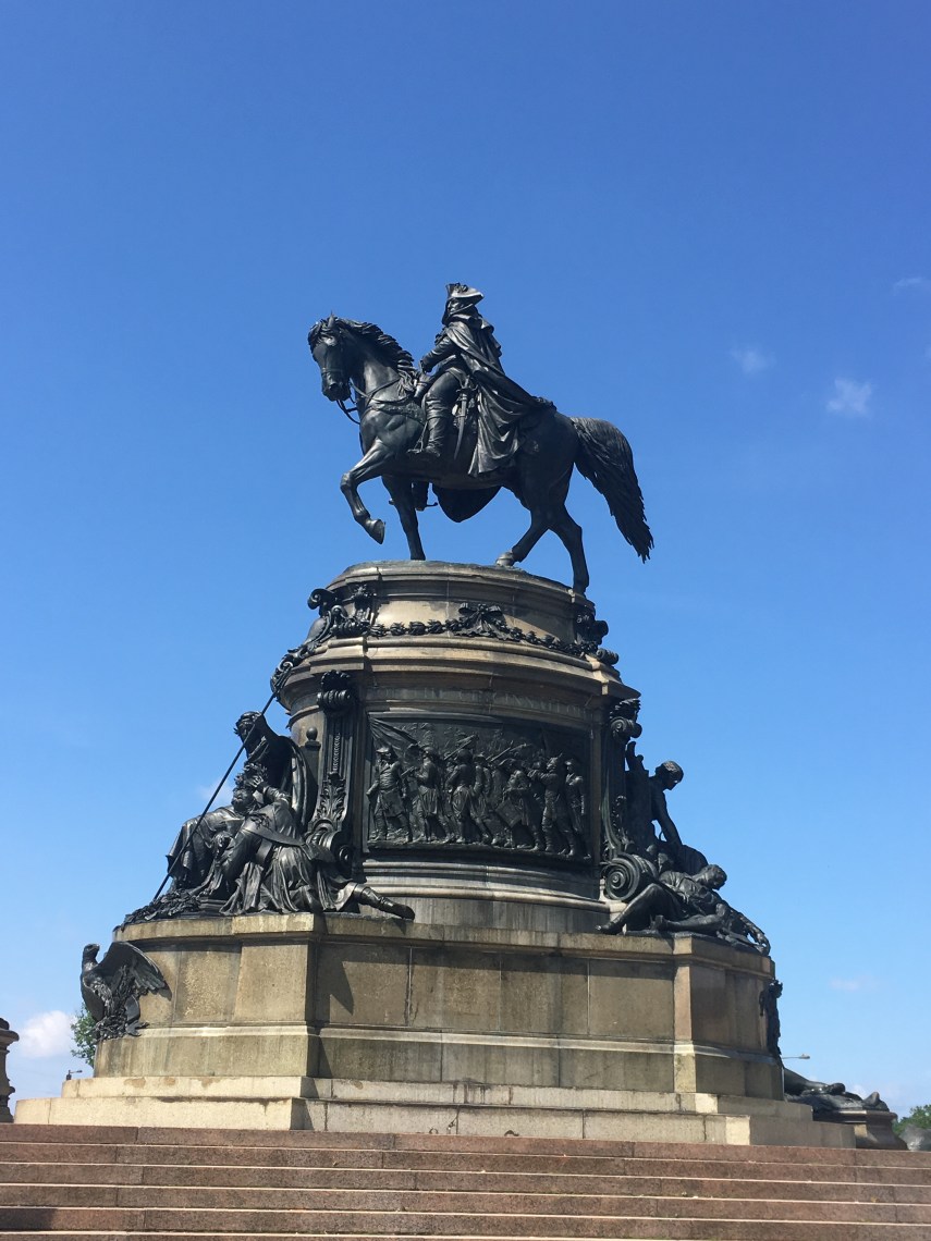 George Washington Equestrian Monument in front of the Philadelphia Art Museum