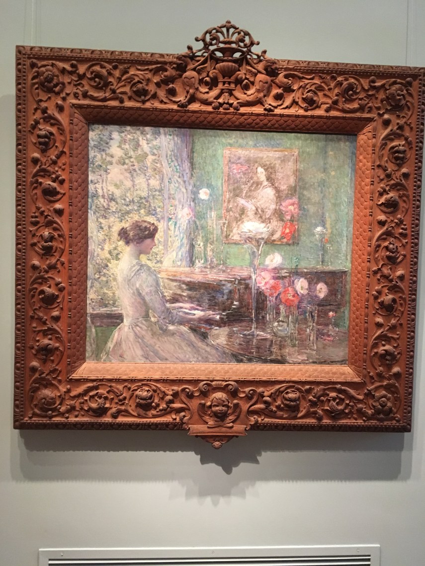 Improvisation 1899, by Childe Hassam born Dorchester, MA 1859- died East Hampton, NY 1935