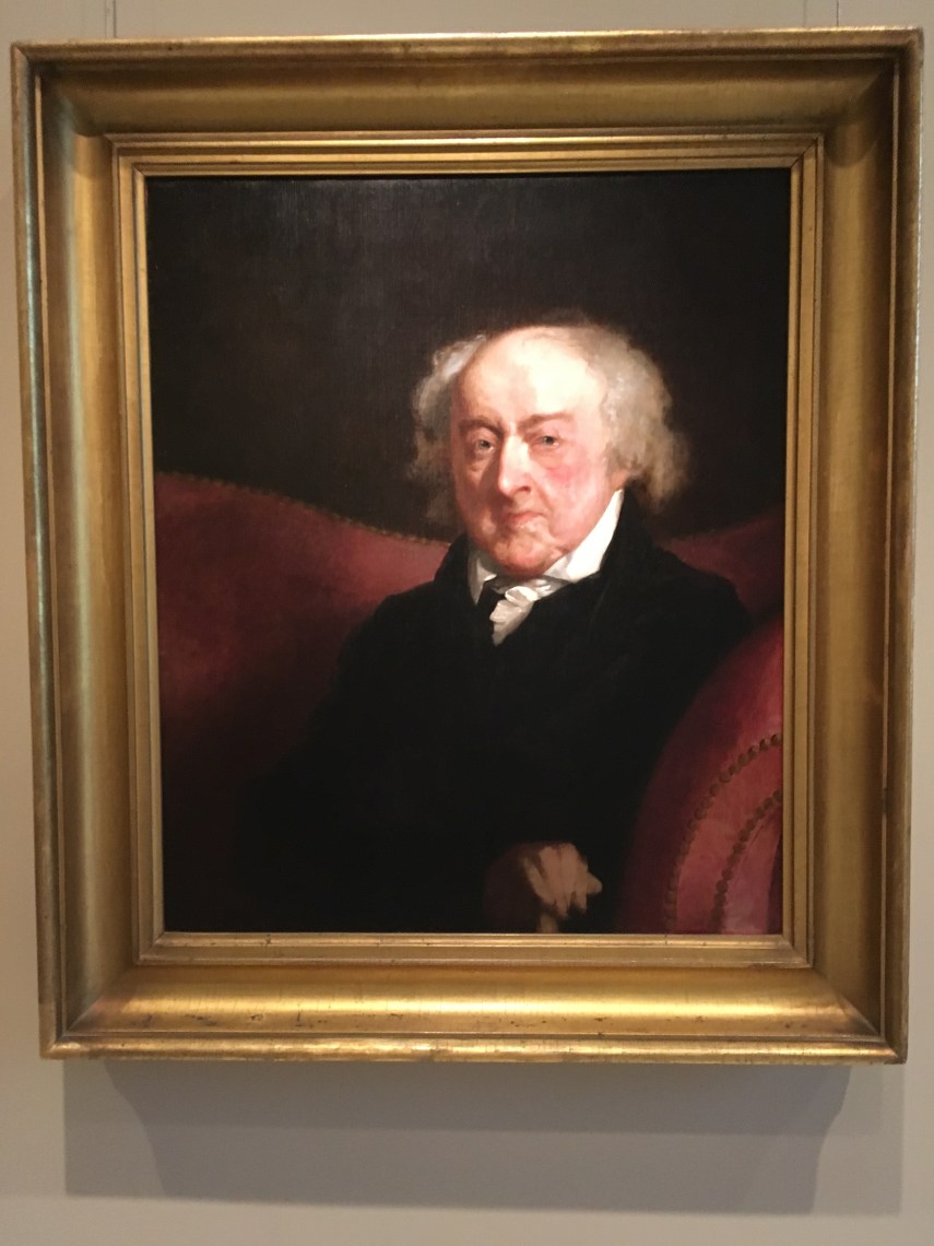 John Adams (1735-1826) painted by Gilbert Stuart in 1826