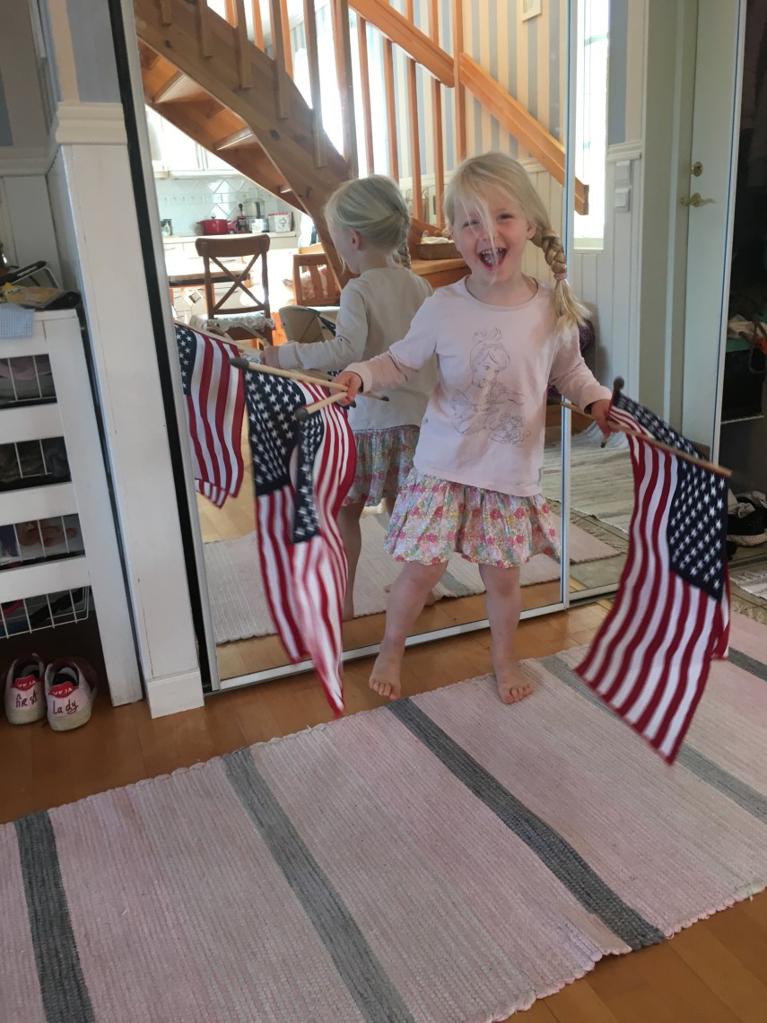 Our granddaughter celebrated the Fourth of July