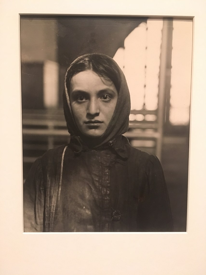 Young Jewess Arriving at Ellis Island by Frank Manny 1905