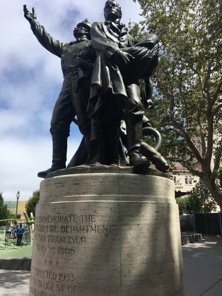The Memorial for San Francisco Firemen at Washington Square Park