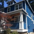 A blue wooden house in&nbsp;Portland