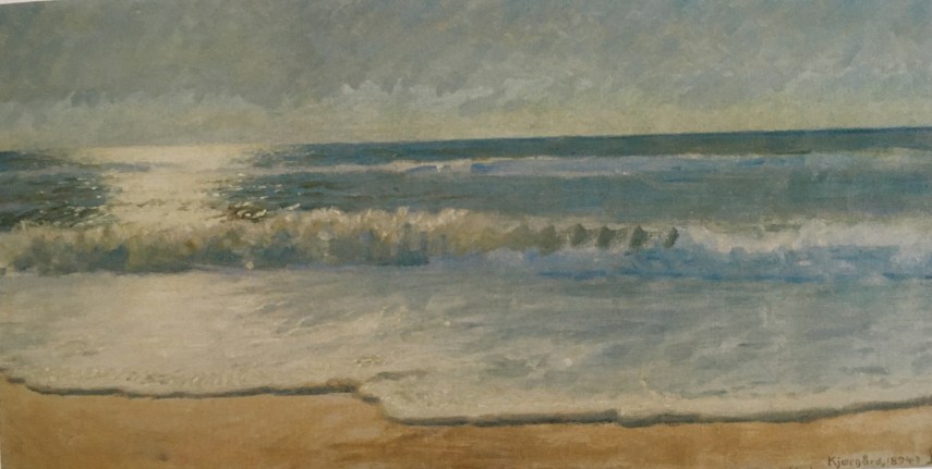 Niels Skovgaard, View over the sea in Jutland, Denmark, 1894