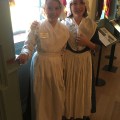 Two sweet school girls ready to tell stories at the Gatsby’s Tavern&nbsp;Museum