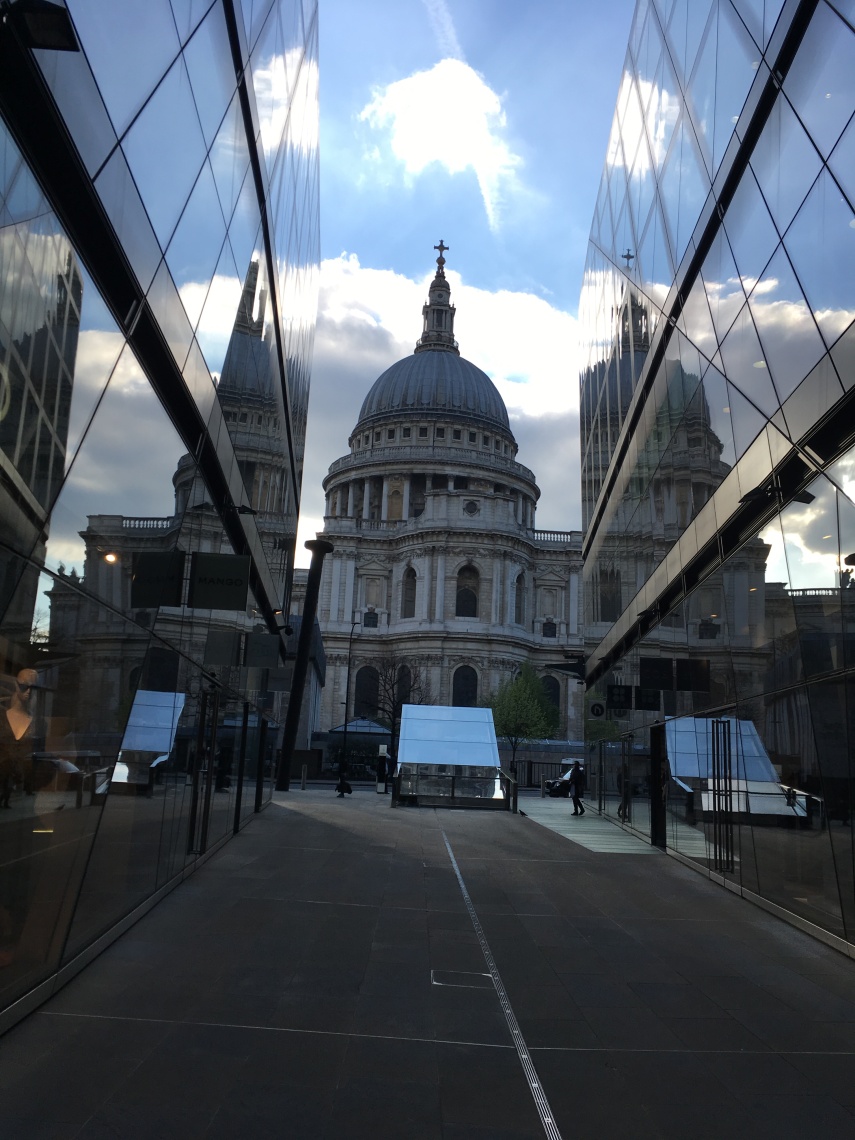 St. Paul's Cathedral seen from Jean Nouvel's new shopping centre