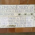 Memorial tile at Postman’s&nbsp;Park