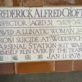 Memorial tile at Postman’s&nbsp;Park