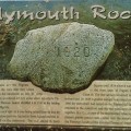 A postcard with information on the Plymouth&nbsp;Rock