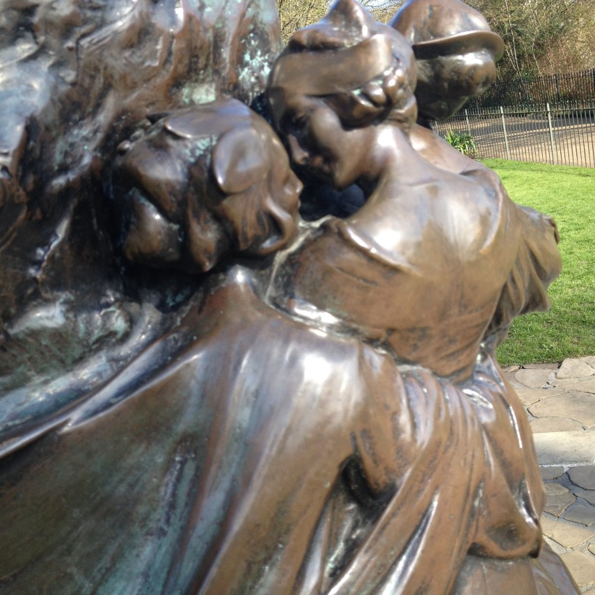 Detail from the Peter Pan statue in Kensington Gardens