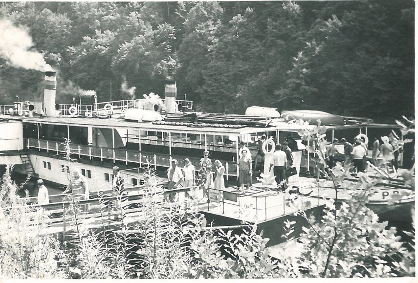 The steamboat taking us to the countryside on Donau