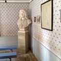 A bust of Carl von Linné inside his residence for the&nbsp;summer
