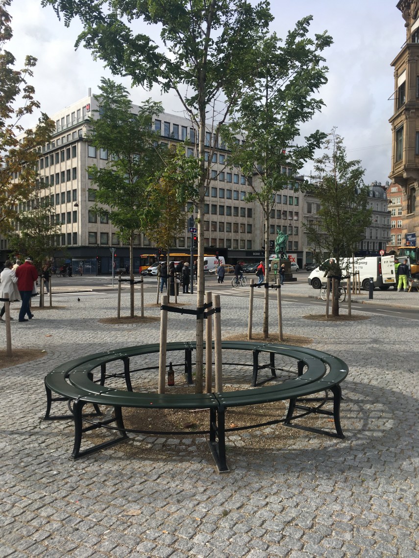 The Town Hall Square of Copenhagen. An ugly black ticket office used to stand here in the 1990s