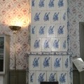 The old tile stove in Carl von Linnés home in central&nbsp;Uppsala